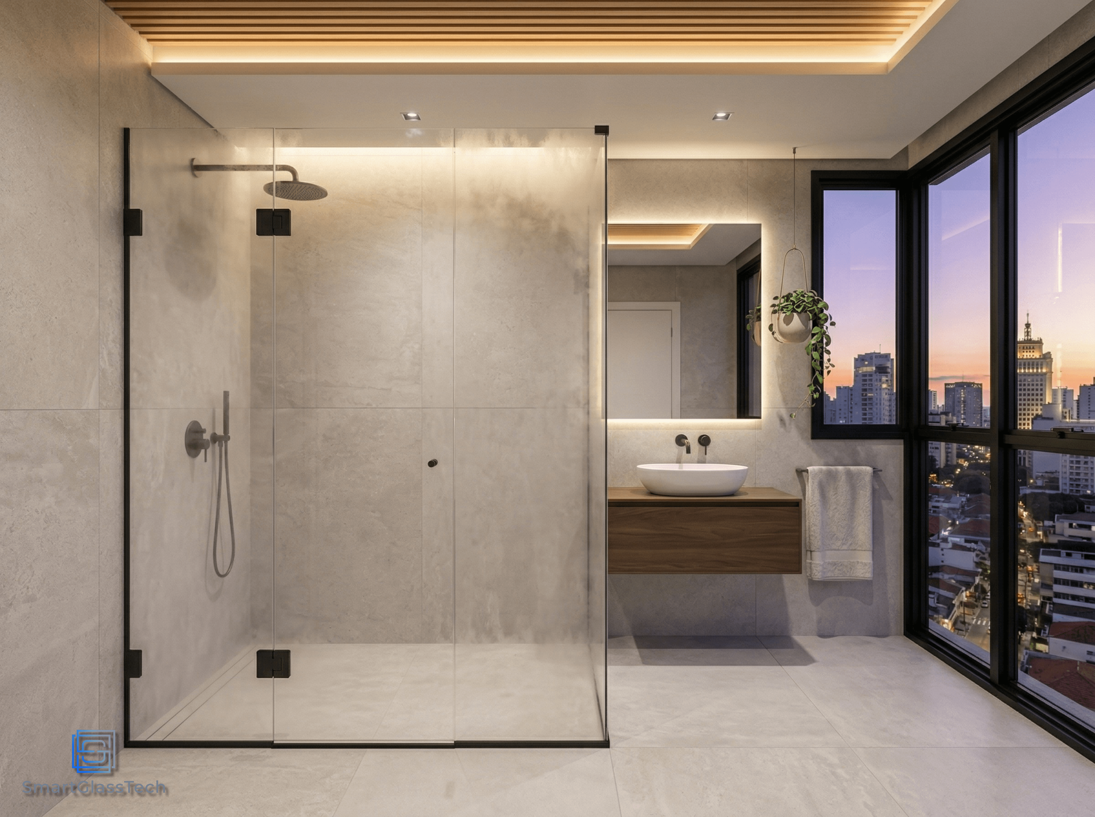 Box de banheiro em vidro temperado